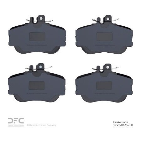 Dynamic Friction Co DFC 3000 Semi-Metallic Brake Pads - 1311-0645-00